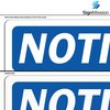 Signmission OSHA Notice Sign, PPE Required Beyond This Point, 14in X 10in Rigid Plastic, 14" W, 10" H, Landscape OS-NS-P-1014-L-17762